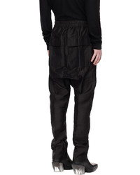 Pantalon chino en lin noir Rick Owens
