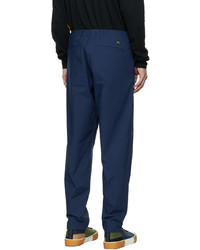 Pantalon chino en pied-de-poule bleu marine Ps By Paul Smith