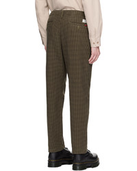 Pantalon chino en pied-de-poule olive Levi's