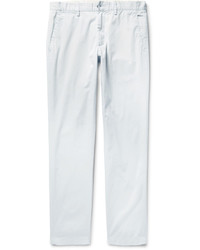 Pantalon chino en sergé blanc