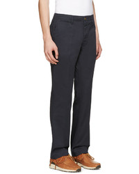 Pantalon chino en sergé bleu marine VISVIM