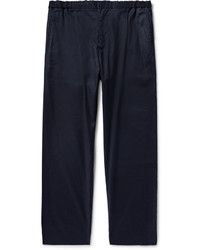 Pantalon chino en sergé bleu marine TOMORROWLAND