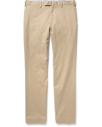 Pantalon chino en sergé marron clair Polo Ralph Lauren