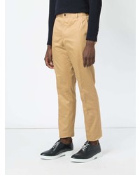 Pantalon chino en sergé marron clair Thom Browne