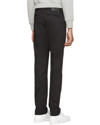 Pantalon chino en sergé noir Naked & Famous Denim