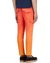 Pantalon chino en sergé orange Katie Eary