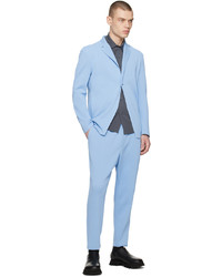 Pantalon chino en tricot bleu clair CFCL