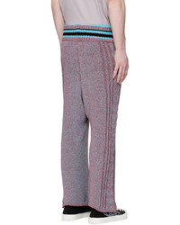 Pantalon chino en tricot bleu Vivienne Westwood