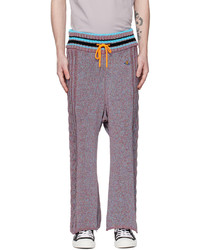 Pantalon chino en tricot bleu Vivienne Westwood