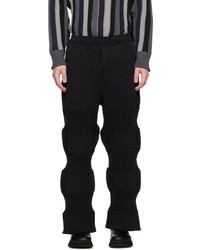 Pantalon chino en tricot noir CFCL