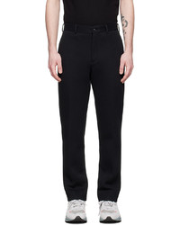 Pantalon chino en tricot noir Comme des Garcons Homme