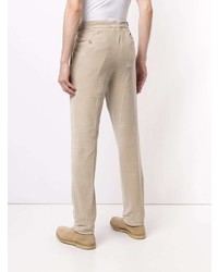 Pantalon chino en velours côtelé beige Pt01