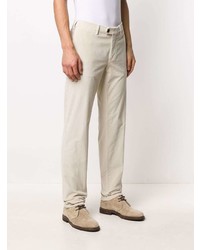 Pantalon chino en velours côtelé beige Canali