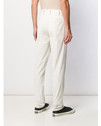 Pantalon chino en velours côtelé blanc Pt01
