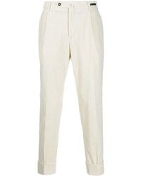 Pantalon chino en velours côtelé blanc Pt01