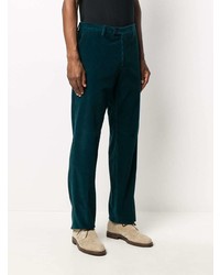 Pantalon chino en velours côtelé bleu marine Etro