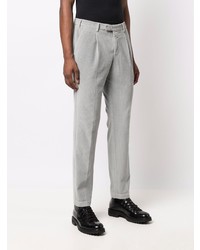 Pantalon chino en velours côtelé gris Pt01