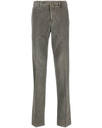 Pantalon chino en velours côtelé gris PT TORINO