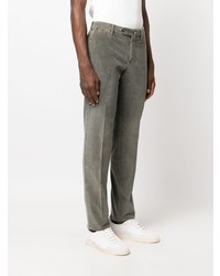 Pantalon chino en velours côtelé gris PT TORINO