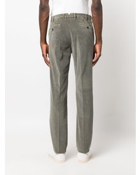 Pantalon chino en velours côtelé gris PT TORINO