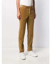 Pantalon chino en velours côtelé marron clair Pt01