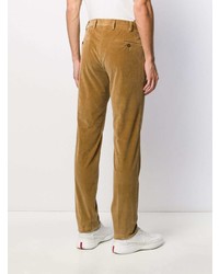 Pantalon chino en velours côtelé marron clair Pt01