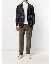 Pantalon chino en velours côtelé marron Canali