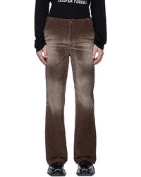 Pantalon chino en velours côtelé marron TheOpen Product