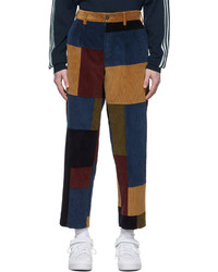 Pantalon chino en velours côtelé multicolore Noah