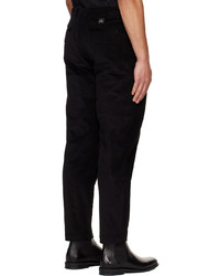 Pantalon chino en velours côtelé noir Ps By Paul Smith