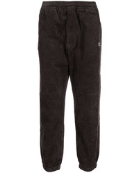 Pantalon chino en velours côtelé noir Chocoolate