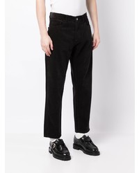 Pantalon chino en velours côtelé noir YMC