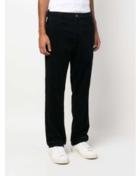 Pantalon chino en velours côtelé noir A.P.C.