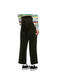 Pantalon chino en velours côtelé olive Noah NYC