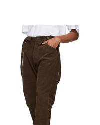 Pantalon chino en velours côtelé olive VISVIM