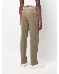 Pantalon chino en velours côtelé olive A.P.C.