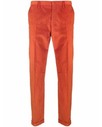 Pantalon chino en velours côtelé orange Paul Smith