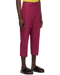 Pantalon chino fuchsia Rick Owens