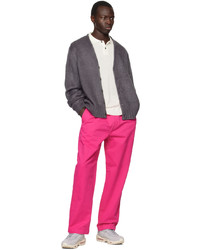 Pantalon chino fuchsia Stussy