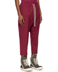 Pantalon chino fuchsia Rick Owens