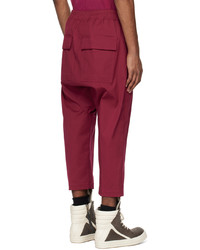 Pantalon chino fuchsia Rick Owens