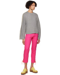 Pantalon chino fuchsia Eckhaus Latta