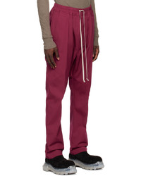 Pantalon chino fuchsia Rick Owens