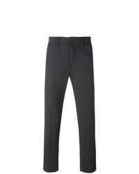 Pantalon chino gris foncé Aspesi