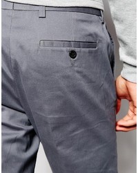 Pantalon chino gris foncé Asos