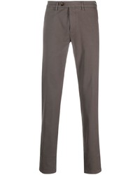 Pantalon chino gris foncé Canali