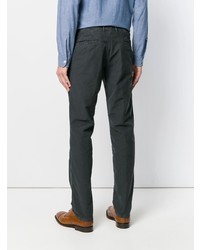 Pantalon chino gris foncé Incotex