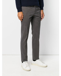 Pantalon chino gris foncé Incotex