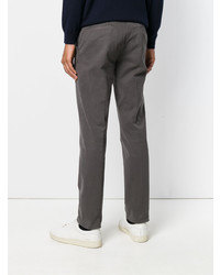 Pantalon chino gris foncé Incotex