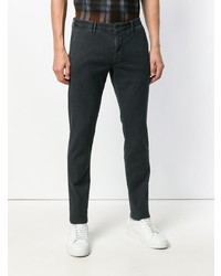 Pantalon chino gris foncé Incotex